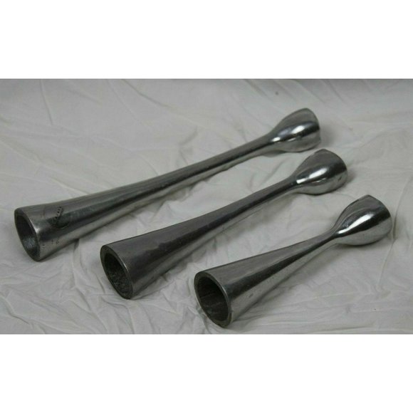 Lunares Accents Lunares San Francisco Polished Candle Holder Set 3